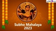 Happy Mahalaya 2023 Greetings, Images & HD Wallpapers: Subho Mahalaya Wishes, Maa Durga Photos, Messages and WhatsApp DPs To Send to Your Family and Friends