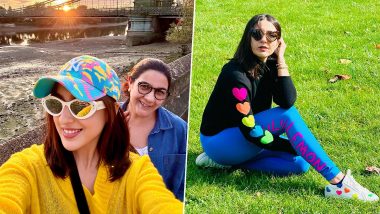 Sara Ali Khan and Amrita Singh Pose for Selfies at London Bridge, Atrangi Re Actress Says ‘May Mommy and I Always Paint the Town Red’ (View Pics)