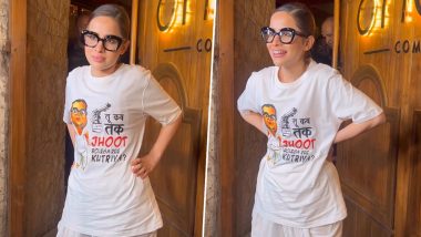 Uorfi Javed Recreates Baburao’s Iconic Style From Hera Pheri With a Witty and Amusing Outfit (Watch Vide)