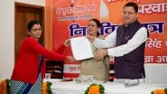 Uttarakhand CM Pushkar Singh Dhami Distributes 167 Appointment Letters to Anganwadi Workers on &lsquo;Durga Ashtami&rsquo; (Watch Video)