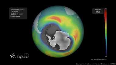 Large Ozone Hole Detected over Antarctica