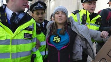 Greta Thunberg Detained at London Climate Protest