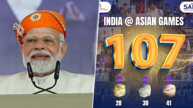 Asian Games 2023: PM Narendra Modi Lauds Indian Contingent for Bagging Highest-Ever Medals Tally at 19th Asiad in Hangzhou