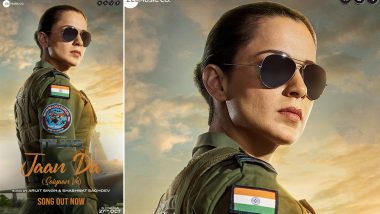 Tejas Song 'Jaan Da': Kangana Ranaut Unveils Patriotic Anthem From Her Film Celebrating Nation’s Spirit (Watch Video)