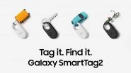 Samsung Launches All-New 'Galaxy SmartTag2' in India : Check Design, Features and Other Details of Samsung's New Key and Object Finder