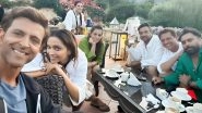 Fighter: Hrithik Roshan, Deepika Padukone Pose Together For a Happy Selfie With Siddharth Anand in Italy (View Pic)