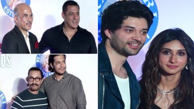 Dono Screening: Salman Khan, Aamir Khan, Bobby Deol and Other Celebs Attend Premiere of Rajveer Deol's Film (Watch Videos)