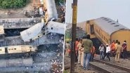 Andhra Pradesh Train Accident: Death Toll Reaches Nine After Two Trains Collide in Vizianagaram, Rescue Operations Underway (See Pics and Videos)