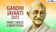 Mahatma Gandhi Jayanti 2023 Celebrations: Fancy Dress Competition Ideas for Your Kids To Look Like Bapu on His Birthday