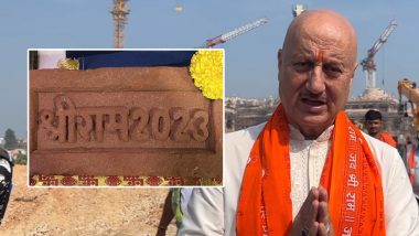 Anupam Kher Offers Prayers at Ram Mandir Site, Shares Glimpses of Preparation