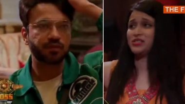 Bigg Boss 17: Mannara Chopra Cries As She Feels Betrayed by Vicky Jain in Nominations Task (Watch Video)