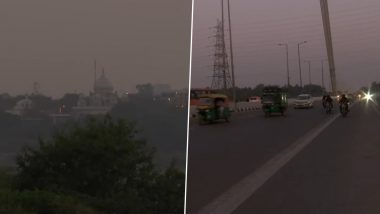 Delhi Air Pollution Update: Air Quality in National Capital Deteriorates to 'Very Poor' Category With AQI 303 (Watch Video)