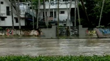 Kerala Rains: Flood Alert for Three Rivers in Thiruvananthapuram After Heavy Rainfall (Watch Video)