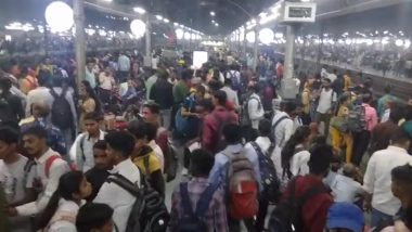 UPPET Exam 2023: Students Returning Home Throng Kanpur Central Railway Station in Large Numbers After UP Exam, Videos Go Viral