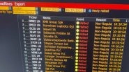 London Stock Exchange Down Due to 'System Incident', Hundreds of Stocks Showing as 'Halted' (Watch Video)