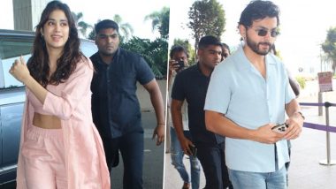 Janhvi Kapoor Spotted With Rumoured Boyfriend Shikhar Pahariya at Mumbai Airport (View Pics and Video)