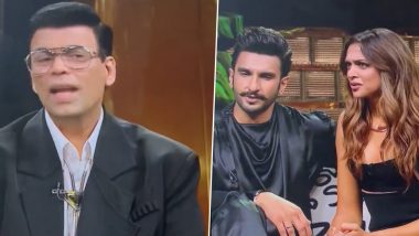 Koffee With Karan Season 8: Ranveer Singh's Pissed Reaction to Deepika Padukone's Statement of 'Seeing Other Guys' While 'Committed to Him in Mind' Goes Viral Online – WATCH