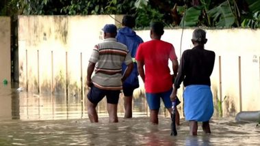 Kerala Rains: Orange Alert in Four Districts; Many Parts of Thiruvananthapuram Flooded (Watch Videos)