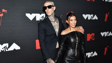 Kourtney Kardashian Receives Huge Bouquet of White Roses From Travis Barker! (View Pic)
