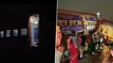 Andhra Pradesh Train Accident: One Killed, Several Injured As Two Trains Collide in Vizianagaram, Terrifying Photos and Videos Surface