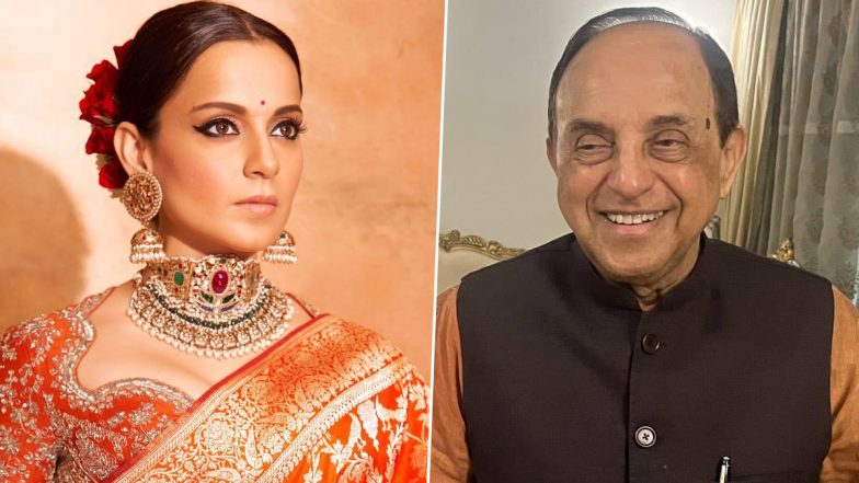 Kangana Ranaut Slams Subramanian Swamy, Calls Herself 'Arguably the Greatest of All Time in Hindi Films' After Former Member of Rajya Sabha Questions Her Chief Guest Role at Ramlila