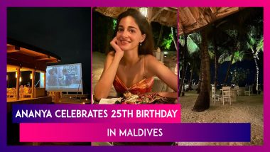Actress Ananya Panday Celebrates Her 25th Birthday In Maldives
