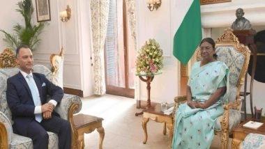 India News | State Election Commissioner of Delhi, Chandigarh Meets President Murmu to Discuss Matters Relating to Electoral Process