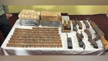 India News | J-K: Arms, Ammunition Recovered in Kupwara Under OP Machhal Prahaar-III