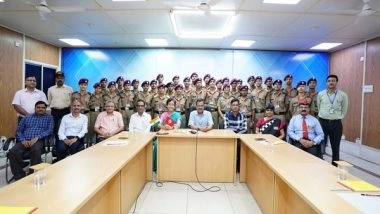 India News | Delhi CM Kejriwal Meets Students of Armed Forces Preparatory School Who Cleared NDA Written Exam