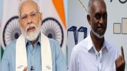 Maldives Presidential Election Results 2023: PM Narendra Modi Congratulates Mohamed Muizzu for Winning Polls