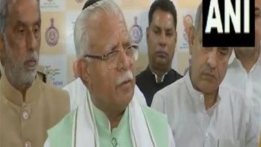 India News | Haryana CM Khattar Expresses Confidence in BJP's Victory in Upcoming Elections