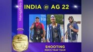 Sports News | Asian Games: Daris-Zoravar-Prithviraj Wins Gold in Men's Trap Event