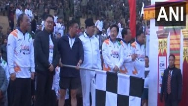 Sports News | Arunachal: Kiren Rijiju, Pema Khandu Flag off First Tawang Marathon 