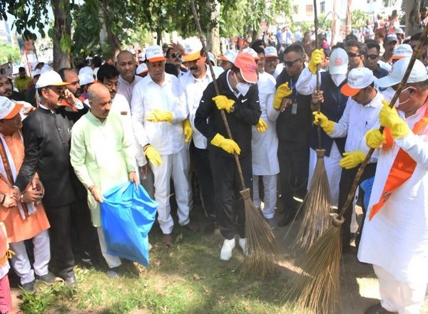 India News | Uttarakhand CM Dhami Participates in Swachhta Hi Sewa Campaign
