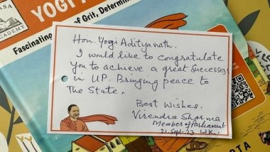 India News | British MP Congratulates Yogi Adityanath for UP’s ‘changed Perception’