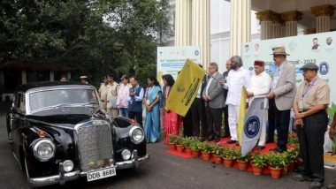 India News | Karnataka Governor Flags off 'Vintage Vehicle Drive' for Wildlife Conservation