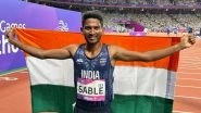 Sports News | Asian Games: Avinash Sable Shatters Records with Gold in Men's 3000m Steeplechase