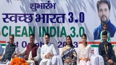 India News | Union Minister Anurag Thakur Launches Swachh Bharat Abhiyan 3.0 in Himachal's Hamirpur