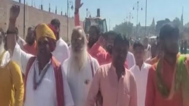 India News | Sants Reach Ayodhya for Pran Pratistha Mahotsav Preparations