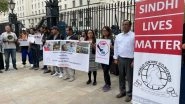 World News | UK: World Sindhi Congress Protest Against Pak Atrocities Outside PM Residence&nbsp;