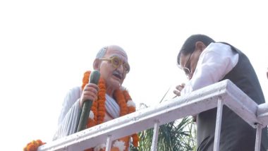 India News | Uttarakhand CM Pushkar Dhami Pays Homage to Mahatma Gandhi & Lal Bahadur Shastri on Their Birth Anniversary