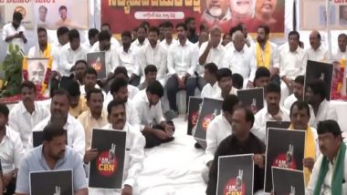 India News | TDP Leaders Stage Hunger Strike In Delhi Against Arrest of Chandrababu Naidu