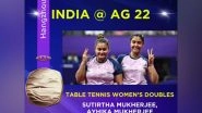 Sports News | Asian Games: India Wins Bronze Medal in Table Tennis Women's Doubles