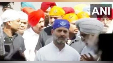 India News | Rahul Gandhi Offers Prayers at Golden Temple in Amritsar