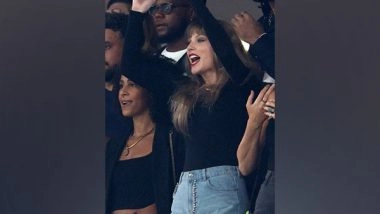 Entertainment News | Taylor Swift Cheers Travis Kelce at NFL Game with Ryan, Blake, Sophie, Hugh