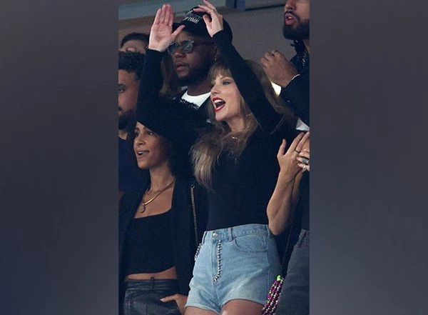 Entertainment News | Taylor Swift Cheers Travis Kelce at NFL Game with Ryan, Blake, Sophie, Hugh