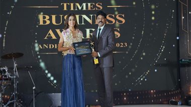 Business News | Honeyy Group Honored with Times of India Award for Best Quality in Construction 2023