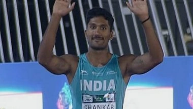 Sports News | Asian Games: India's Tejaswin Shankar Takes Pole Position in Men's Decathlon
