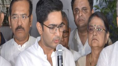 India News | 'How Much Money Have They Taken from Bengal?': TMC's Abhishek Banerjee Hits Back at Union Minister Anurag Thakur