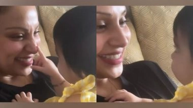 Entertainment News |  Bipasha Basu Shares Cute Video of &ldquo;baby Chatterbox&rdquo; Daughter Devi from Their Playtime